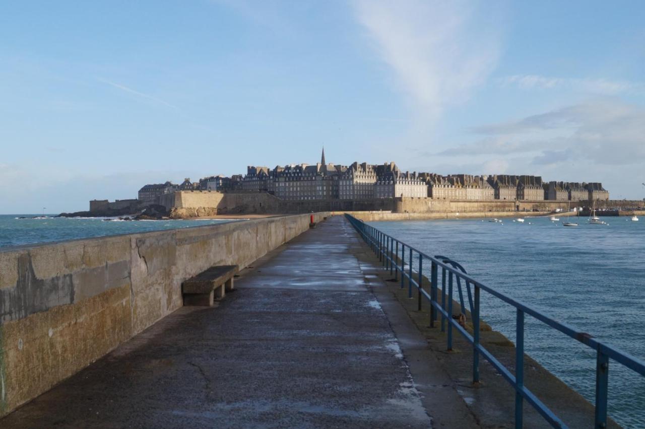 Вилла Saint Malo, Le Pont, Maison Plage A 100M Экстерьер фото