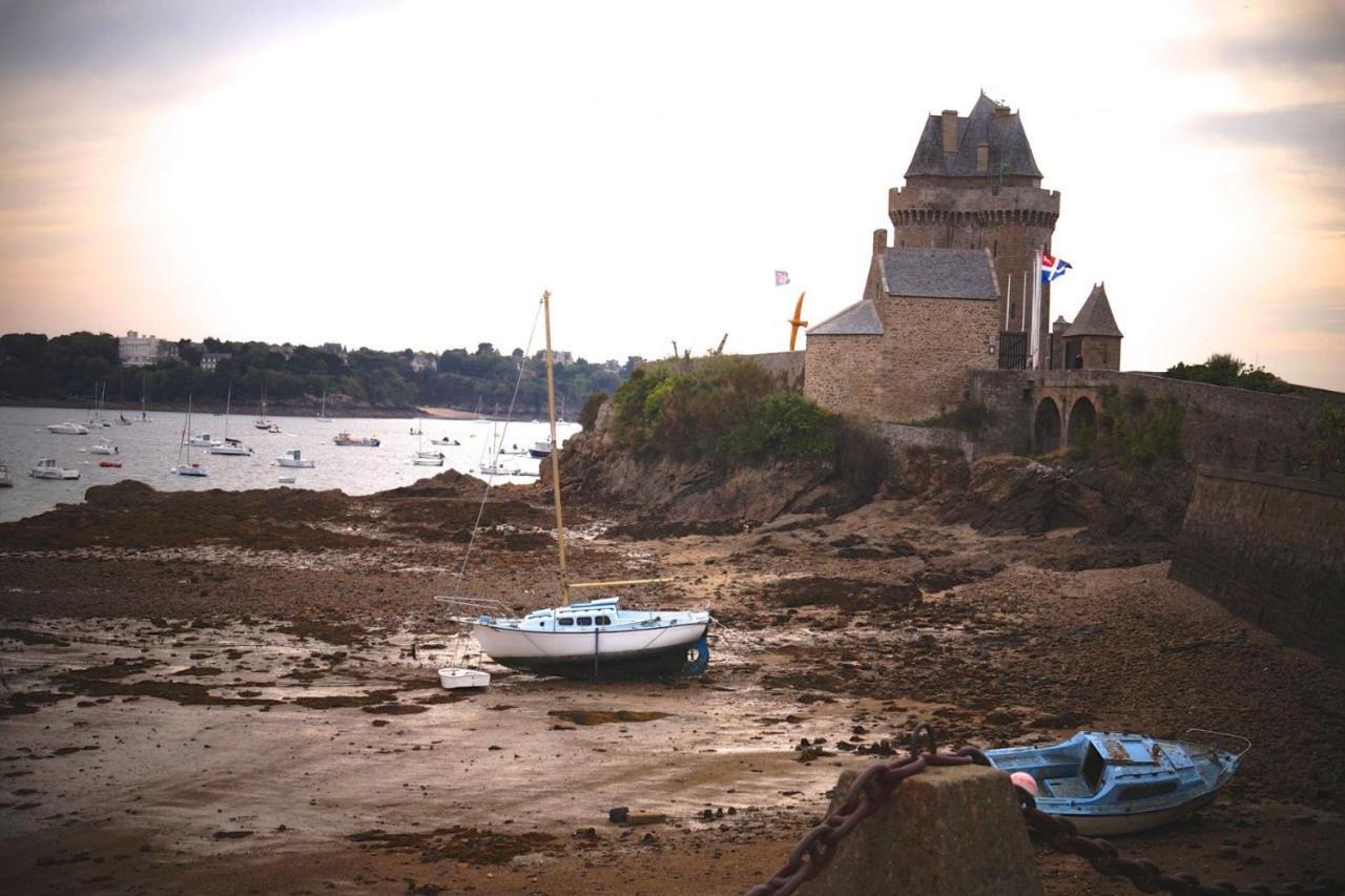Вилла Saint Malo, Le Pont, Maison Plage A 100M Экстерьер фото